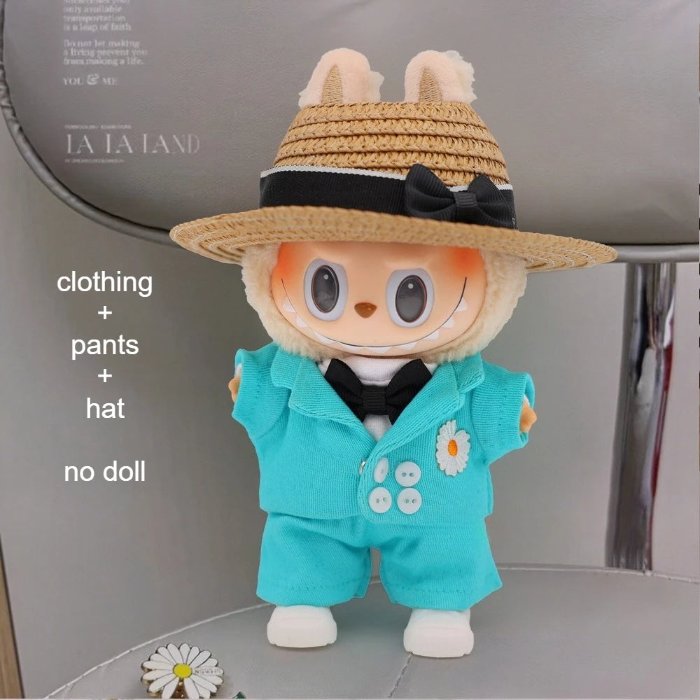 For Labubu Doll Clothes 15-17cm Doll Clothing Suit Gd Same Style Set Diy Accessories Clothes Toy Gift For Girl Kid Friends Ropa