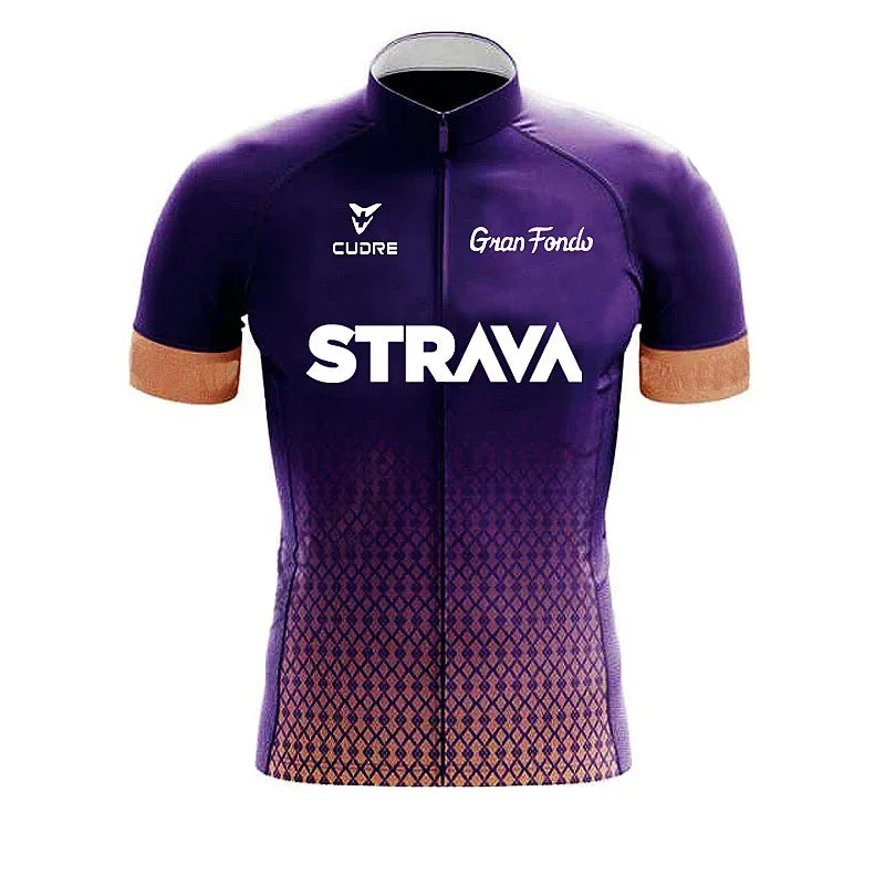 Strava Fietset voor Heren – Shirt & Bibshorts, Sneldrogend en Ademend