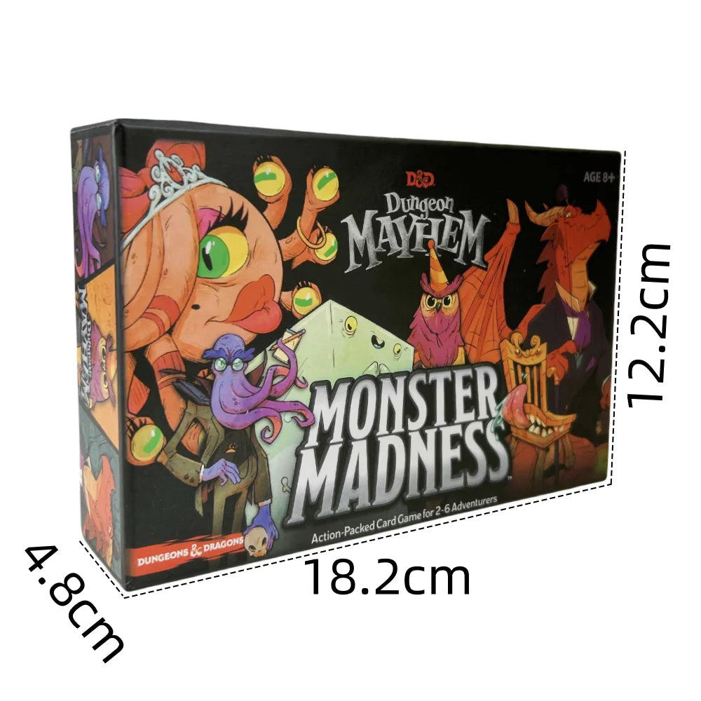 Coffret 3 Jeux de Cartes – Dungeon Mayhem & Autres | Jeux de Société Amusants pour Famille & Soirées
