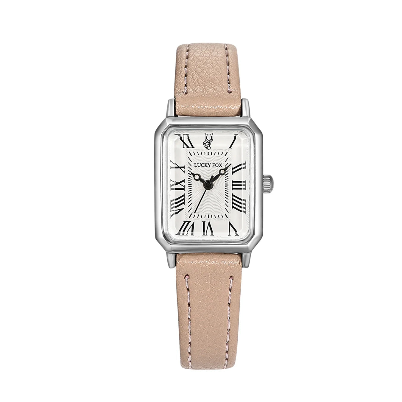 Fashion Rectangle Quartz Wrist Watch for Women Luxury Brand Roman Dial Leather Strap Ladies Watches Clock