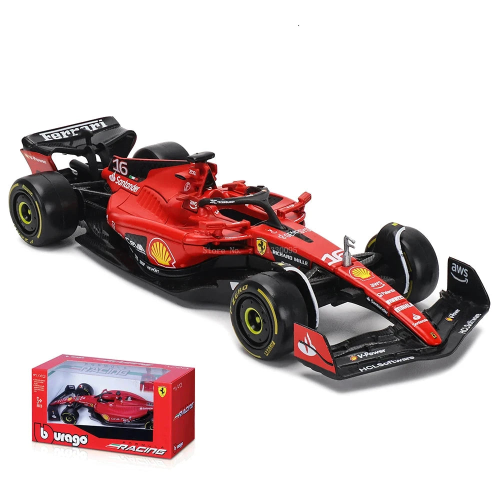 1:43 2023-2024 F1 Scuderia Ferrari SF24 SF23 Diecast-modus