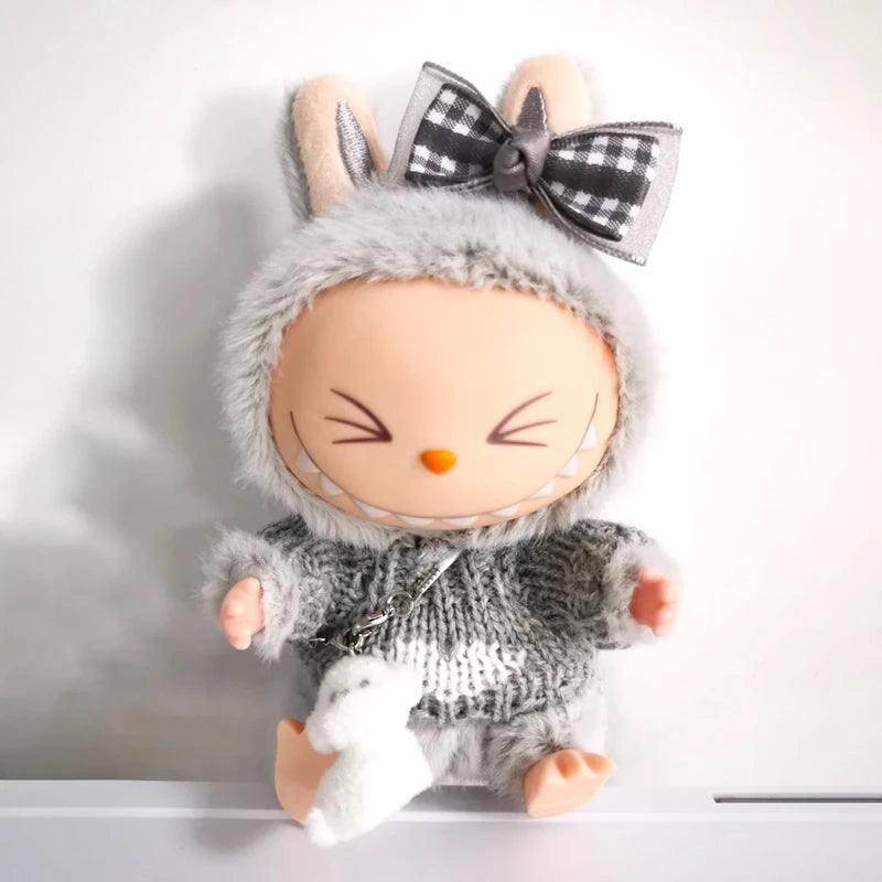 Labubu Plush Doll Clothes – Cute Macaron Outfit