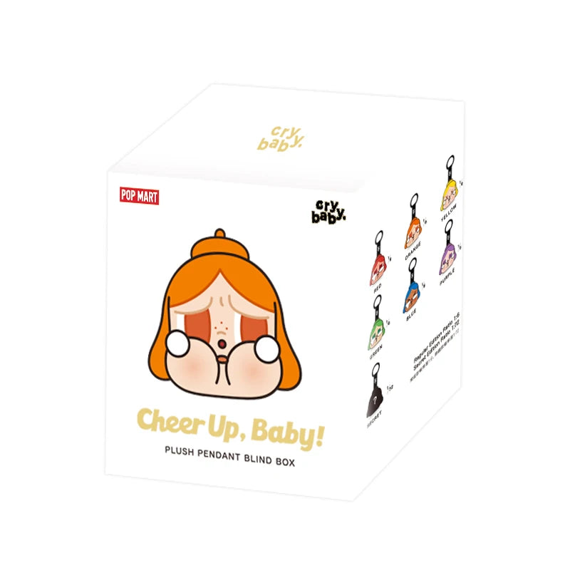 POP MART Crybaby "Cheer Up, Baby!" Pluche Hanger Mystery Box – Blind Box Collectible (Limited Edition)
