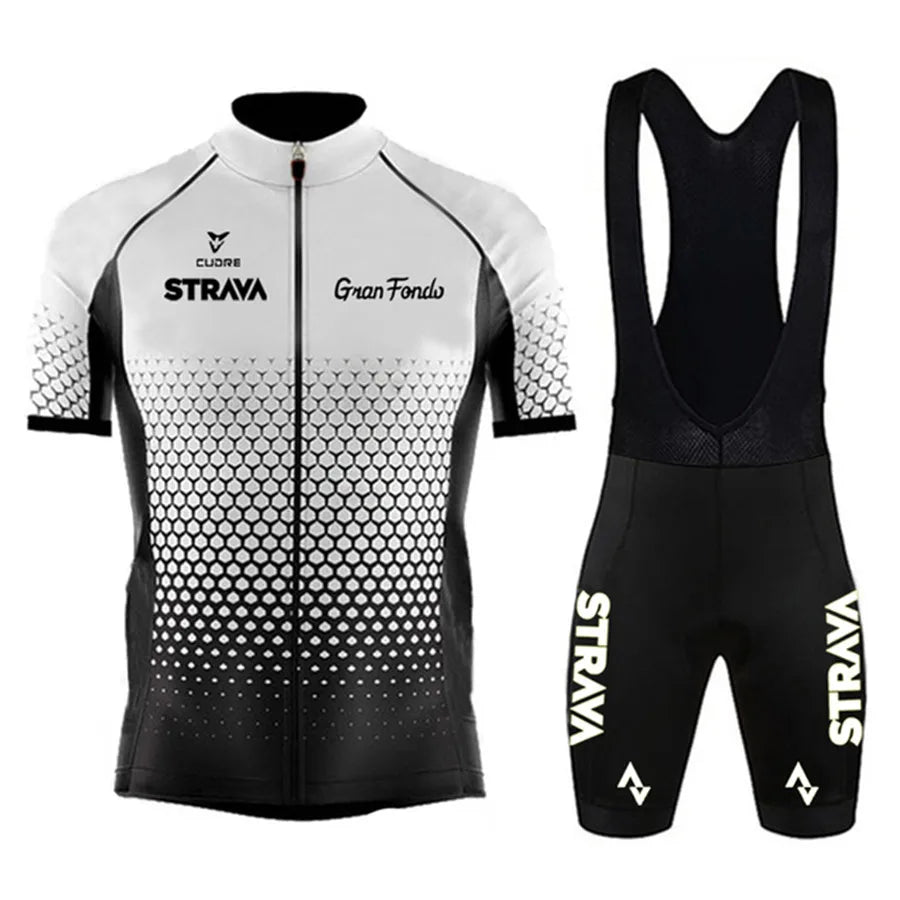Maillot de cyclisme STRAVA pour homme