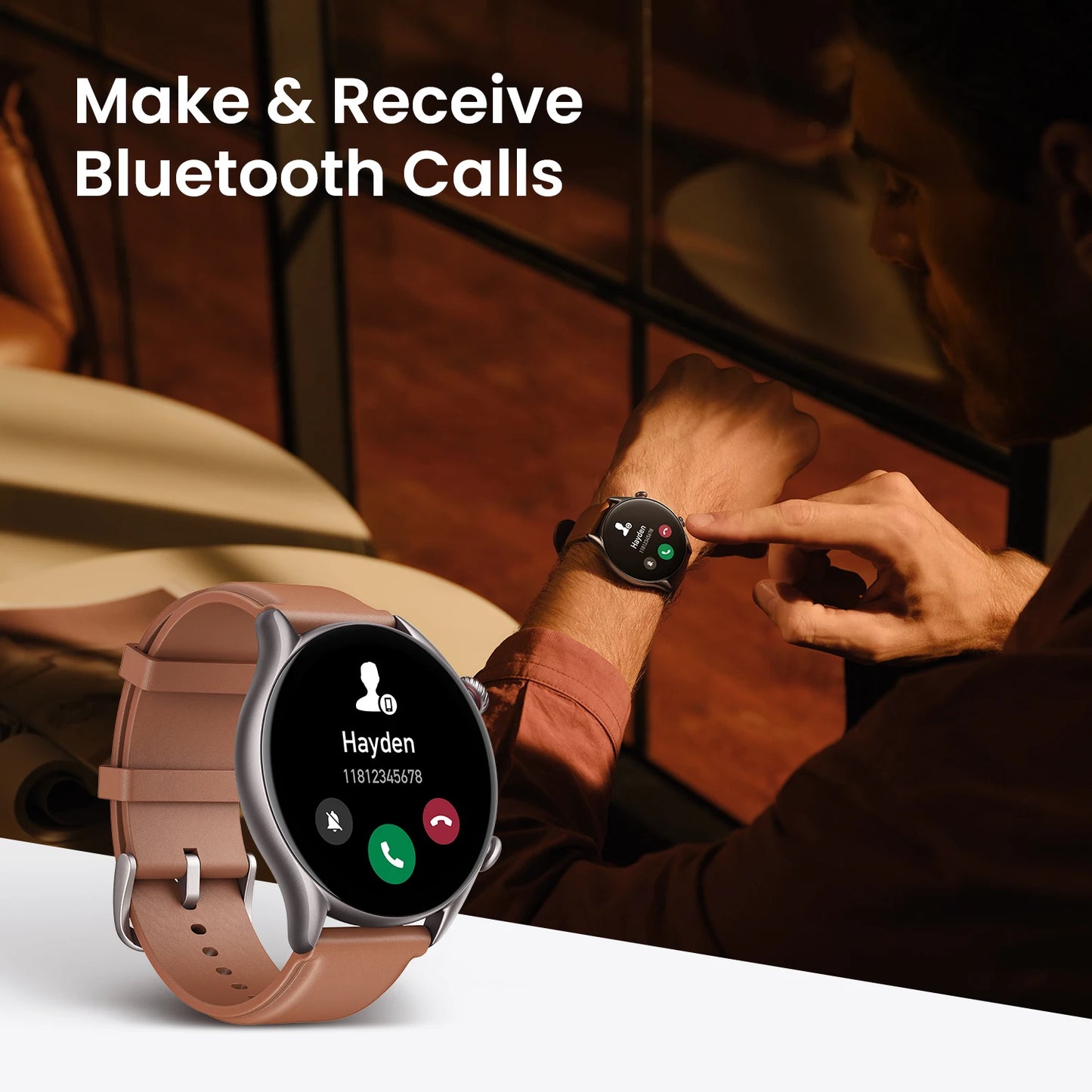 Amazfit GTR 4 Smartwatch 46mm – AMOLED Display, 150+ Sports Modes, 12-Day Battery, Zepp OS, Android/iOS
