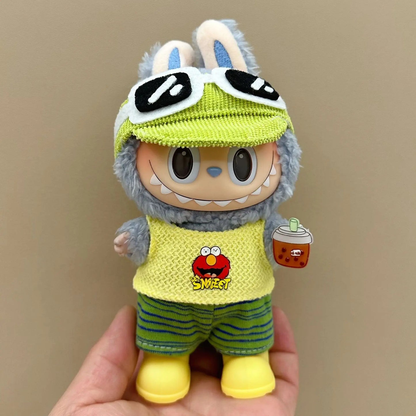 For 17cm V1V2 Labubu Doll Fashion New Style Set Doll Replacement Clothing