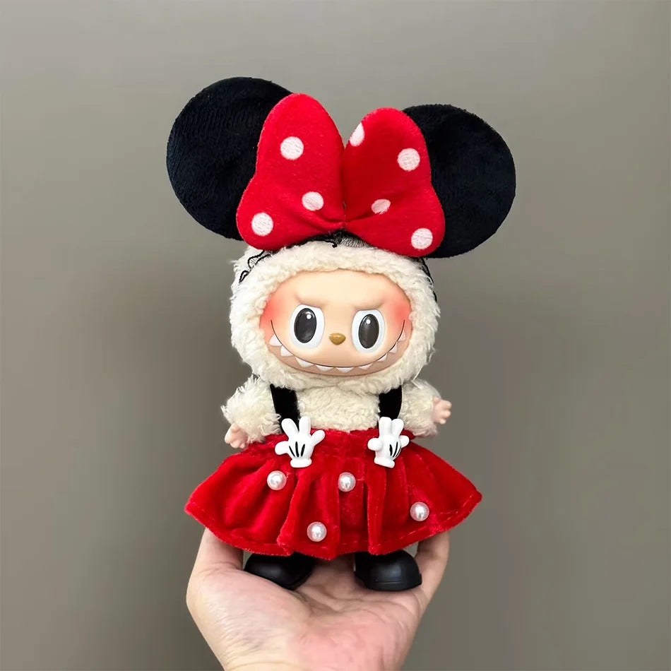 Labubu Zubehör & Kleidung – Designer-Outfits für V1 V2 V3 Labubu Figuren, Süßes Geschenk zum Geburtstag oder für Sammler