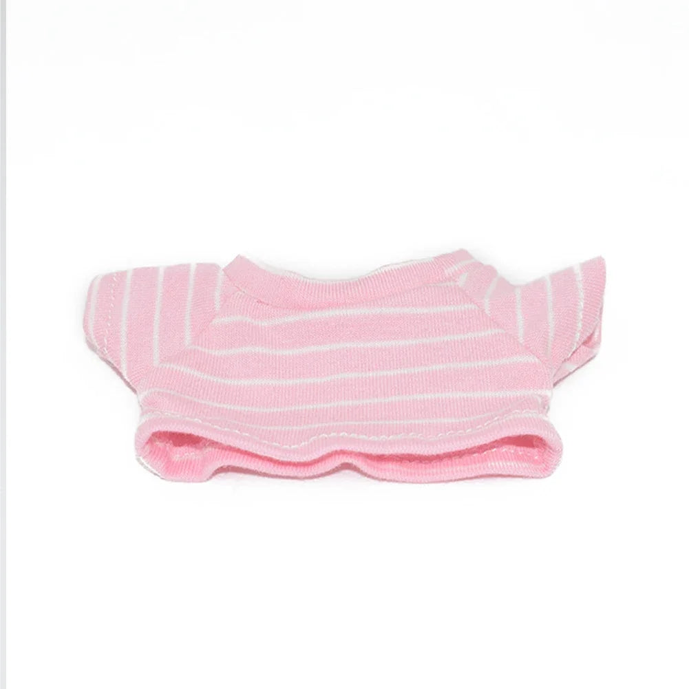 For 17cm Labubu Cute Doll Outfit Clothes Color Match Doll Clothes Suit Accessories Clothing Kid Gift
