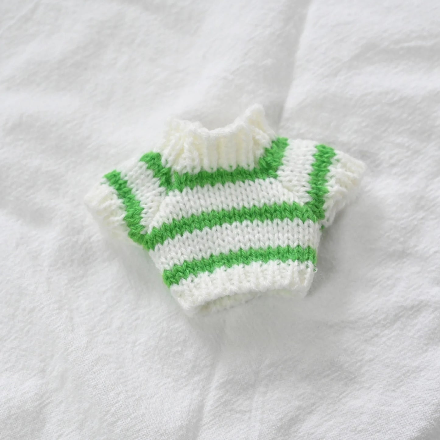 For Labubu'S Clothes Striped sweater outfit Match with hat pendant Can match according to your preferences Labubu Accessories