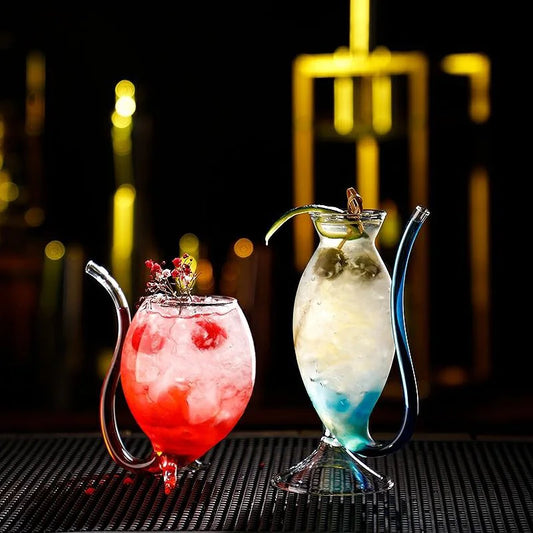Creative Halloween Vampire Cup Cocktail Glass Creative Pipe Mold Molecular Cocktail Champagne Glass Bar Cocktail Glass Cup