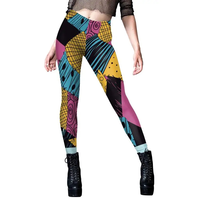 Halloween Sally Suit Cosplay Costume Anime Movie Bodysuit Spandex Jumpsuit Party Carnival Leggings Day of The Dead Zentai Set