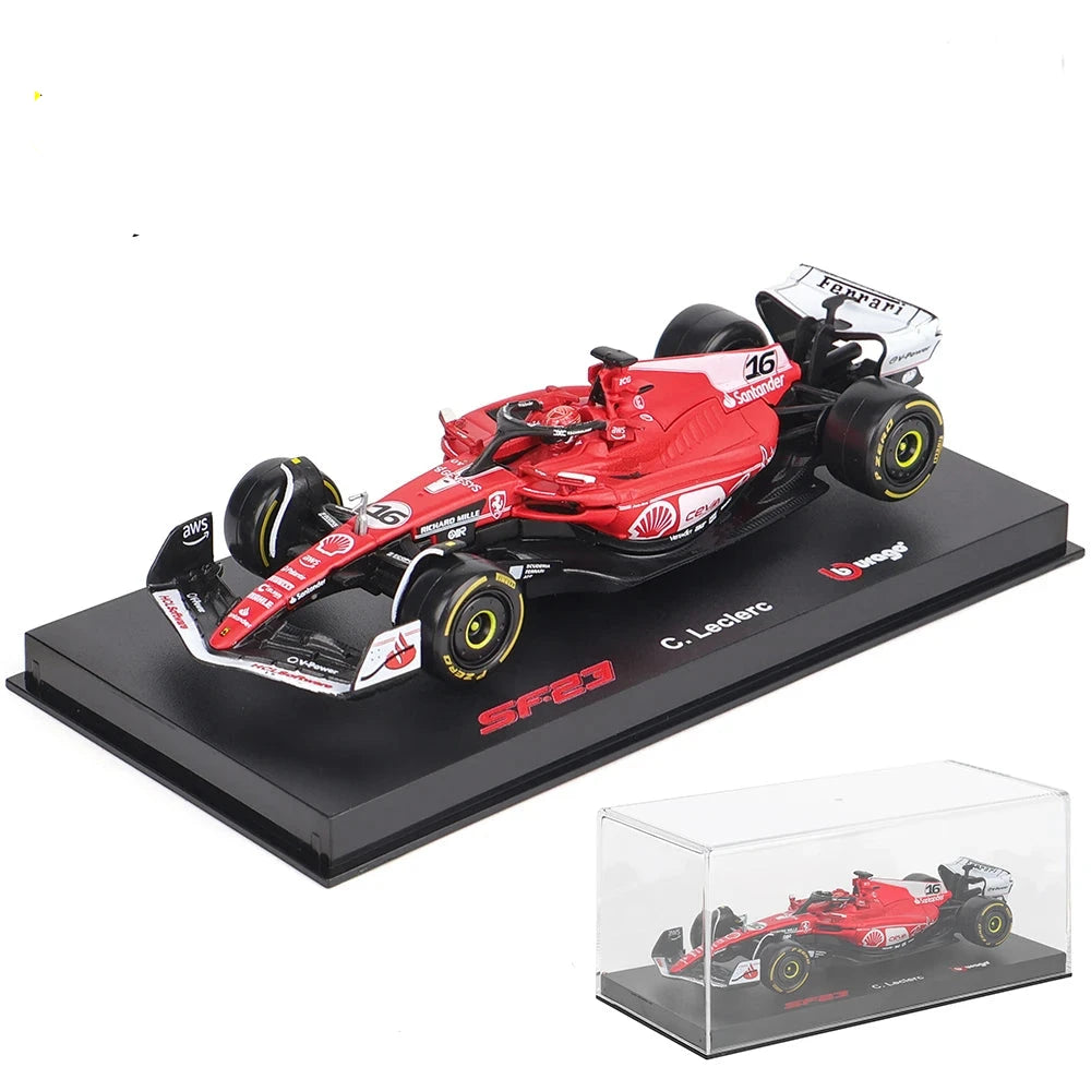 1:43 2023-2024 F1 Scuderia Ferrari SF24 SF23 Diecast-modus