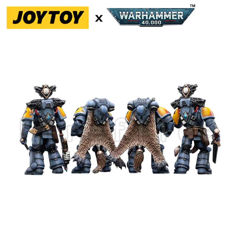1/18 JOYTOY Actionfigur – Warhammer 40K Horus Heresy Space Wolves Logan Ghostwolf Mecha Modell