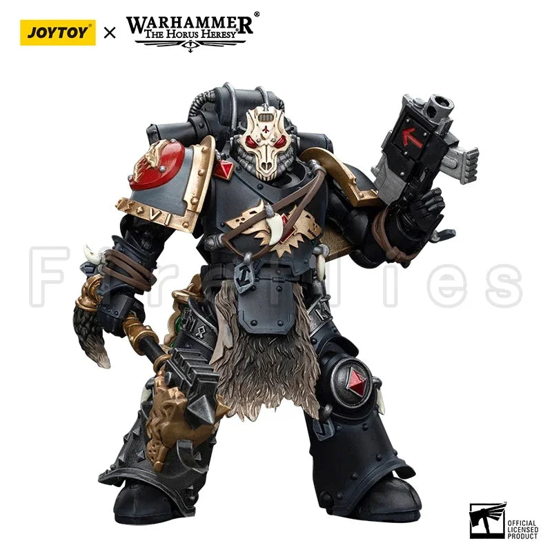 1/18 JOYTOY Actionfigur – Warhammer 40K Horus Heresy Space Wolves Logan Ghostwolf Mecha Modell
