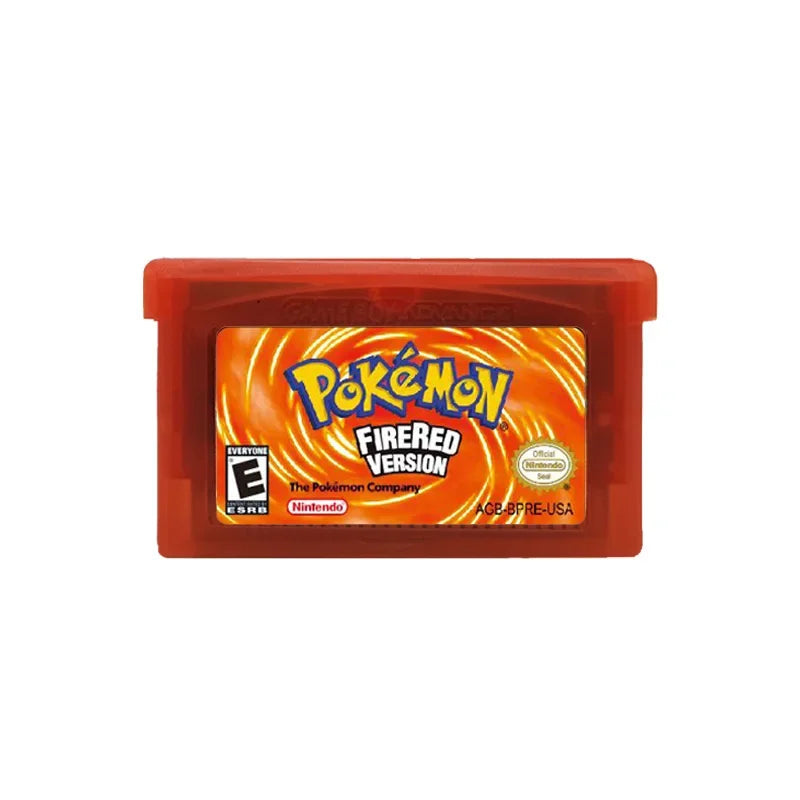 Cartouche Pokémon GBA – Série de Jeux pour GBA, NDS, GBM, GBA SP – Version Anglaise