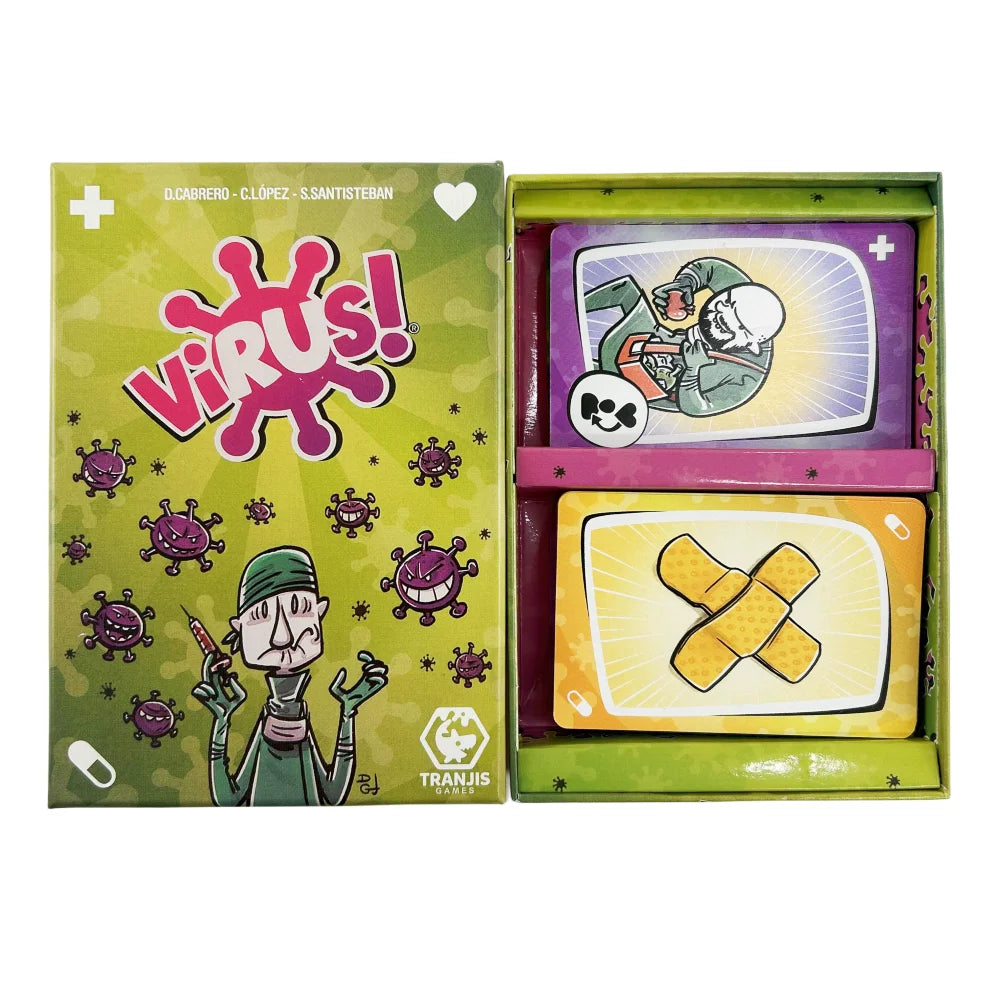 Virus! 1, 2, 3 kaartspel β Aanstekelijk leuk partyspel (Engelse versie)