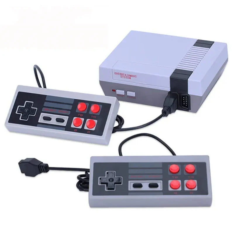 Mini-tv, draagbare gezinsrecreatie, videogameconsole, AV-uitgang, retro, ingebouwde 620 klassieke games, dubbele gamepad, gamespeler