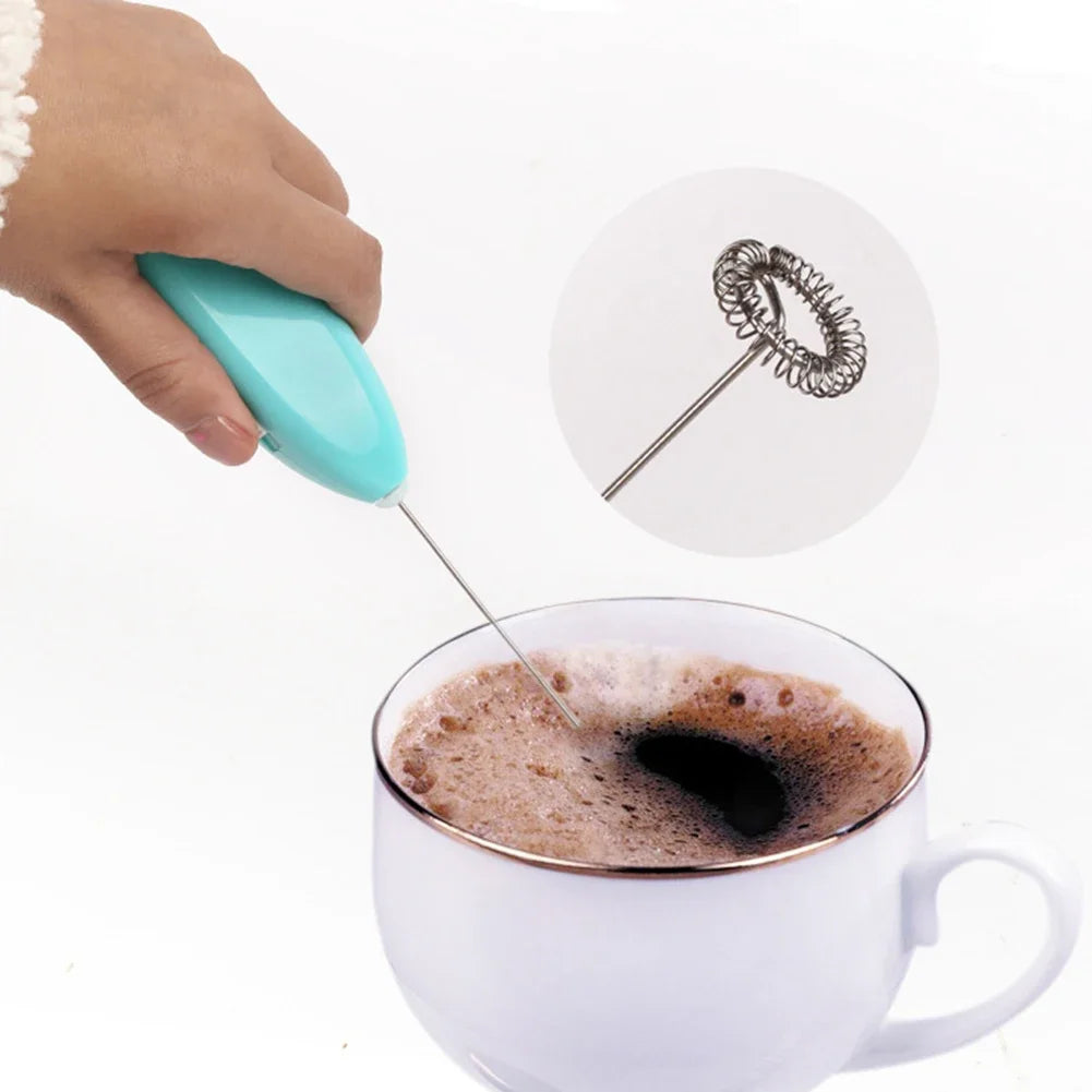 Electric Milk Frother Egg Beater Mini Kitchen Blender Milk Foam Machine Whisk Cream Blender Milk Foamer Home and Kitchen Tools