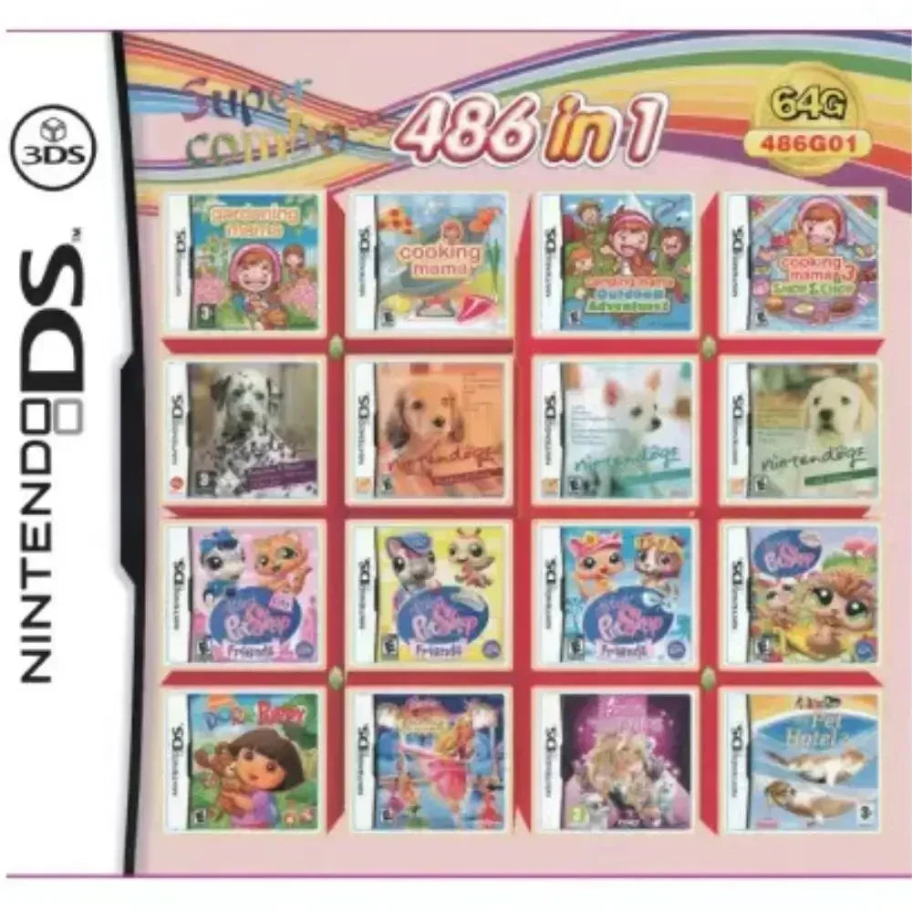 Cartouche de jeu DS/NDS/3DS/NDSL – Collection de jeux vidéo tout-en-un pour console portable