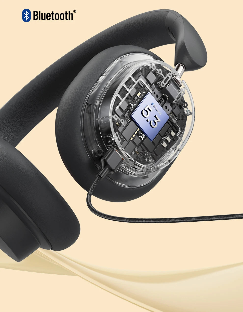 Baseus Bowie D05 Wireless Headphones Bluetooth 5.3 with 3D Spatial Audio