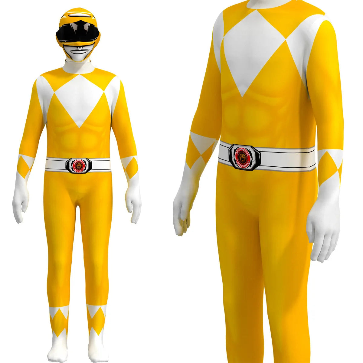 Adult Morpher Superhero Samurai Sentai Shinkenger Rangers Cosplay Fantasia Halloween Costume Mask for Men Boy