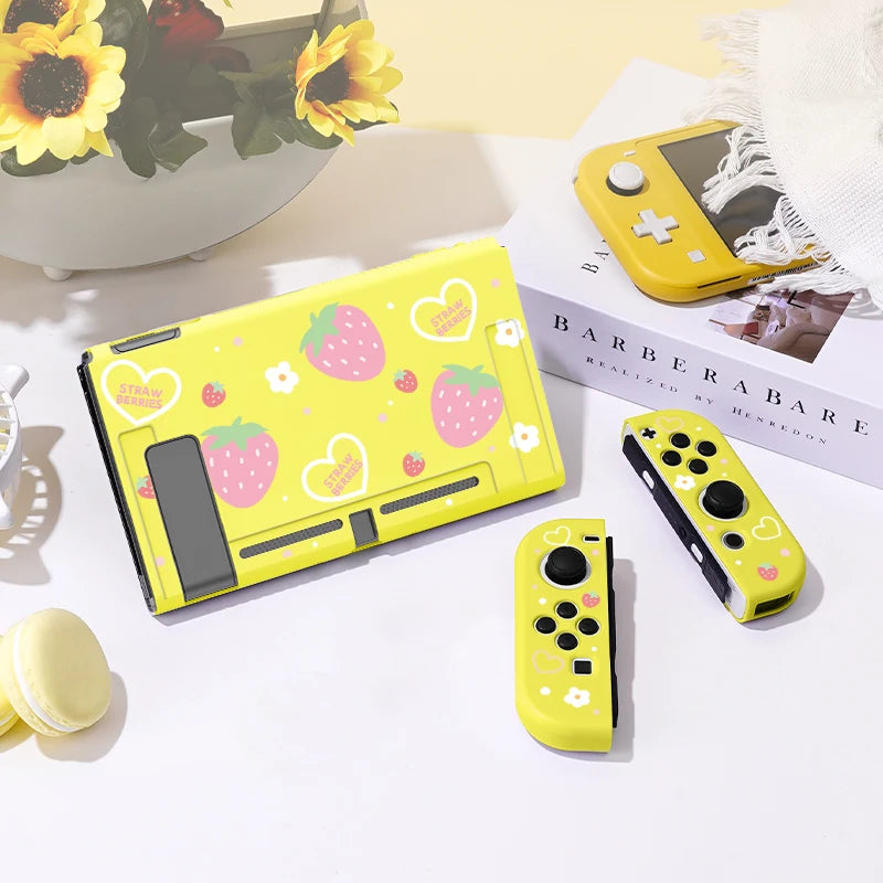 Switch Protector Case for Nintendo Switch OLED, NS Game Accessories,Handheld Separable Shell for NS Joycon, Switch Cover