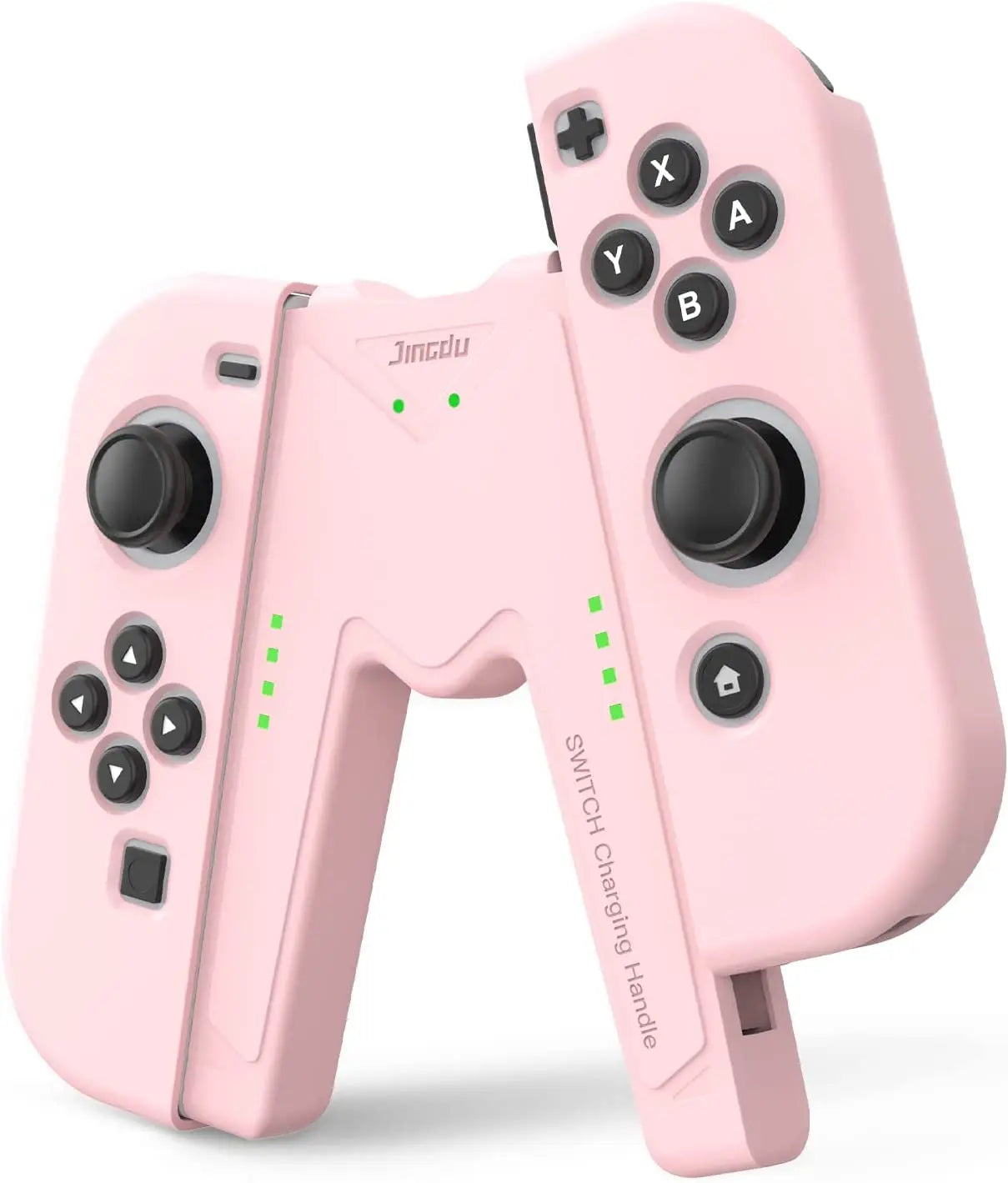 Switch Joy-Con Charging Grip for Switch & OLED Model, Play While Charging, Portable V-Shaped Switch Joy-Con Controller Charger