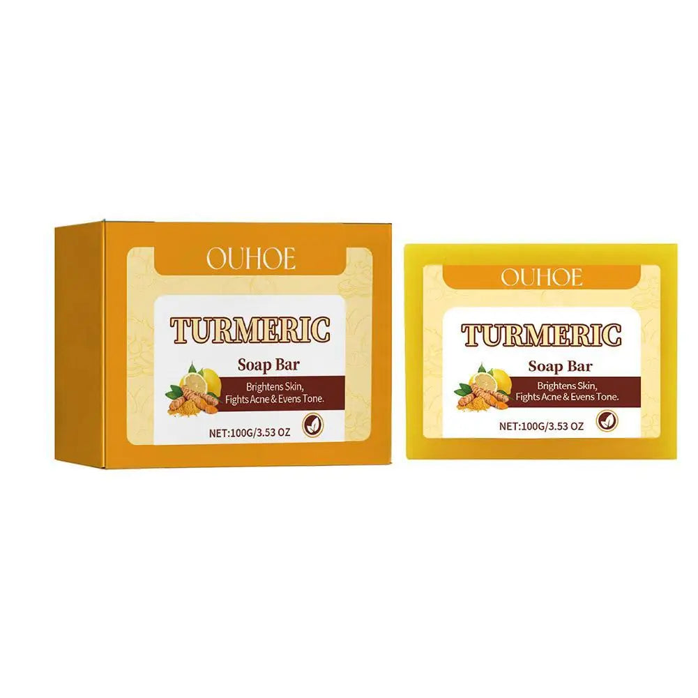 Lemon Turmeric Kojic Acid Soap 100g – Brightening & Exfoliating Skincare