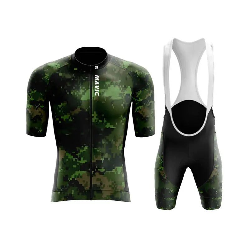 Ensemble de cyclisme d'été RX MAVIC pour homme – Maillot et short de vélo de route respirants à manches courtes pour l'entraînement en équipe