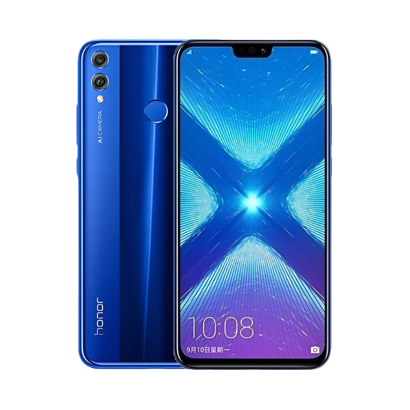 Refurbished - HONOR 8X Smartphone – Wereldwijde firmware, 6,5-inch FullView-scherm, Kirin 710, 20MP-camera, 3750mAh-batterij, 6 maanden garantie