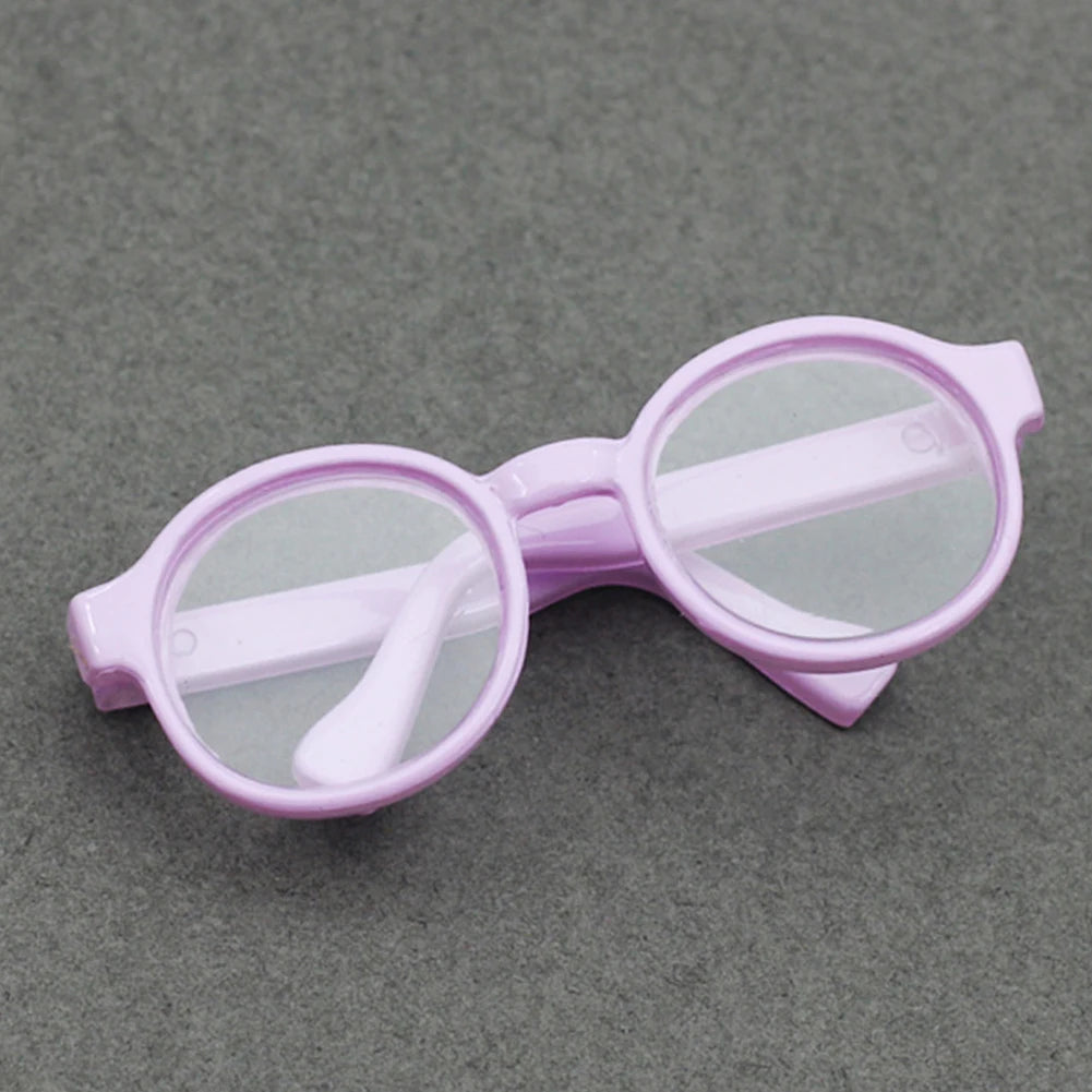 Fashionable Plastic Glasses For Labubu 3.0 Colorful Glasses Mix Match Doll Ornament Accessories Macaron BJD