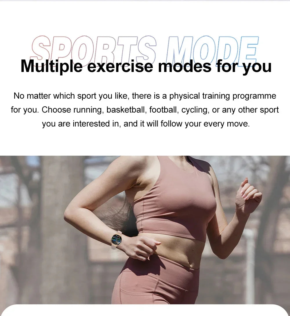 2025For HUAWEI Smart Watch Women GPS Trajectory Heart Rate Blood Pressure NFC Bluetooth Call 1.27inch AMLOED Smartwatches Ladies