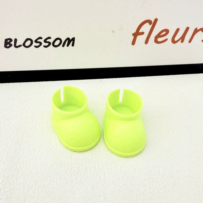 Mini Doll'S Clothes Outfit Accessories For Ropa Labubu Idol doll Raincoat short rain boots rain shoes Clothing Gift