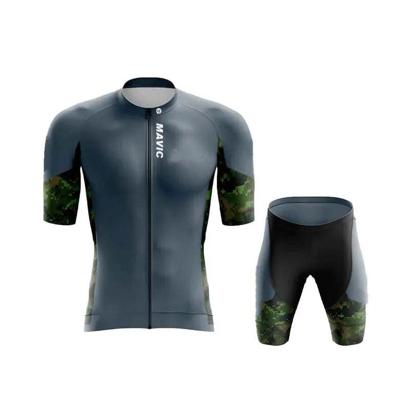 Ensemble de cyclisme d'été RX MAVIC pour homme – Maillot et short de vélo de route respirants à manches courtes pour l'entraînement en équipe