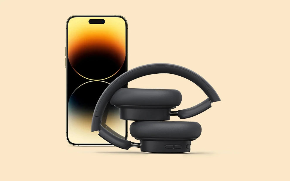 Baseus Wireless Headphones Bluetooth 5.3 HIFI Level Earphone 40mm Driver Foldable Over Ear Headsets 70H Playtime Spatial Audio