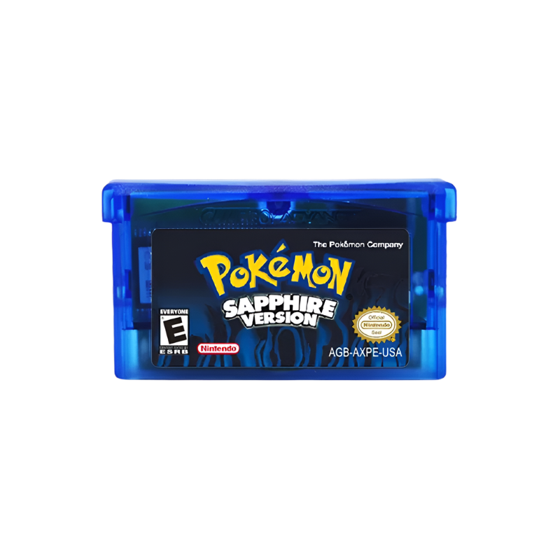 Cartouche Pokémon GBA – Série de Jeux pour GBA, NDS, GBM, GBA SP – Version Anglaise