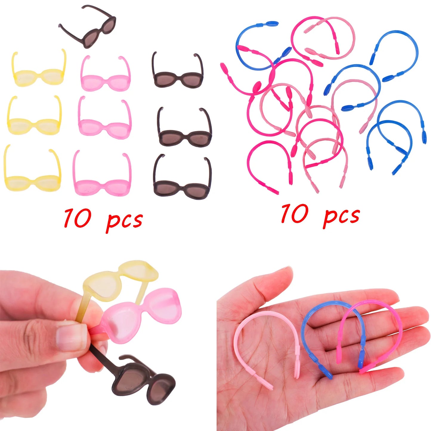 Furniture For Barbiees Doll Clothes Accessories Bed Mirror 1/6 Dollhouse Decoration Bjd Doll Accessories,Food Helmet for Barbies
