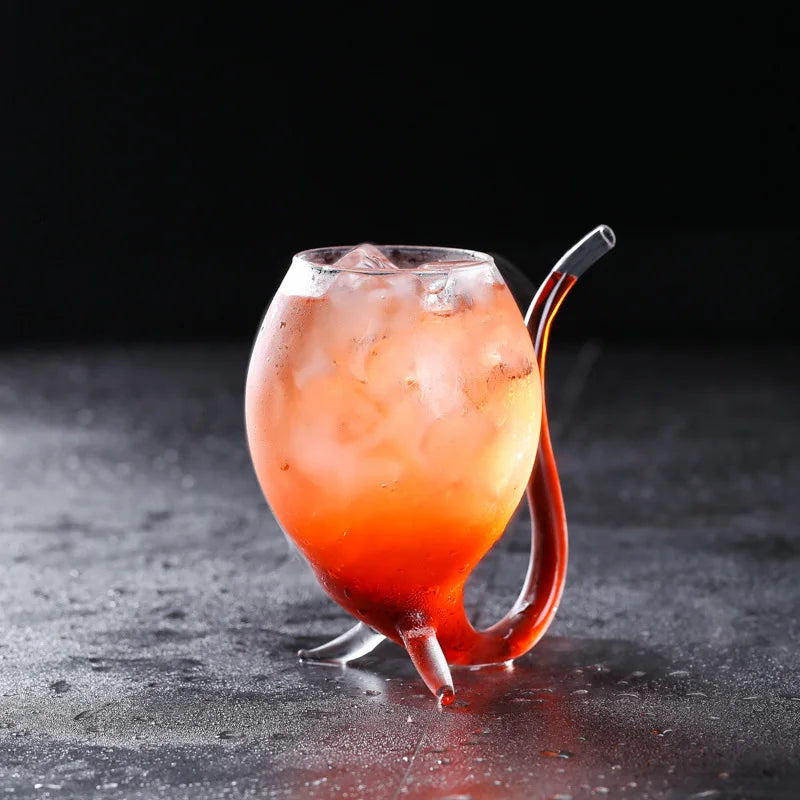 Creative Halloween Vampire Cup Cocktail Glass Creative Pipe Mold Molecular Cocktail Champagne Glass Bar Cocktail Glass Cup