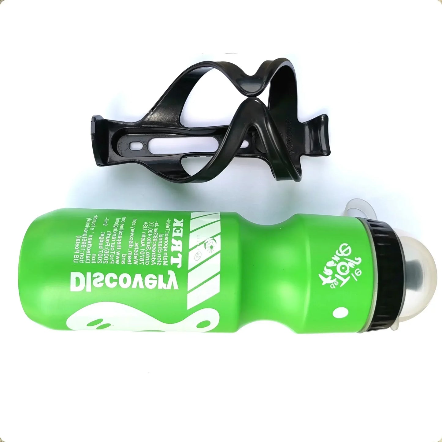 750ML Portable Cycling Equipment Cycling Bottles Mountain Bicycle Water Bottle Outdoor Sport Camping Drink Jug Free Cup Holder
