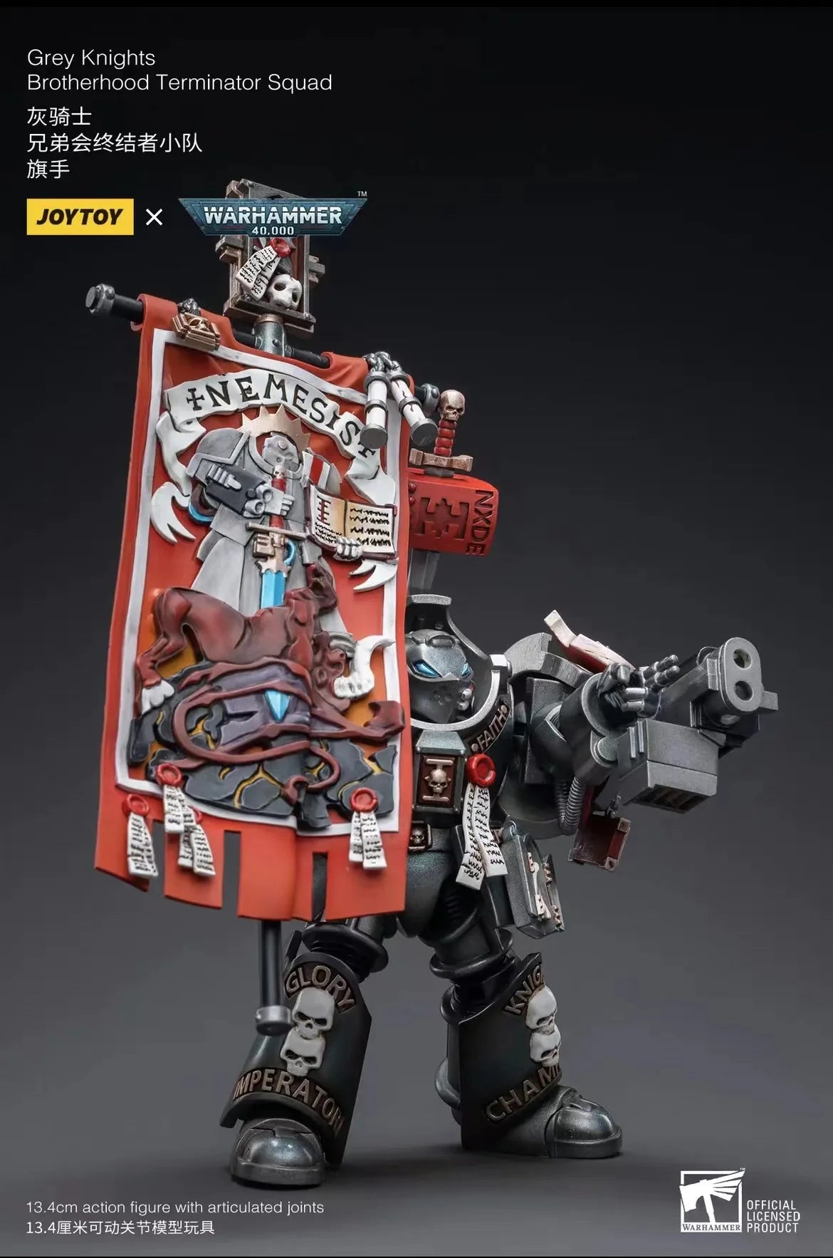 1/18 JOYTOY Action Figure 40K Grey Knight Figures And Mecha Anime Model Toy