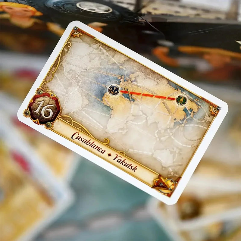 Ticket to Ride: Rails & Sails – Epic Board Game Adventure by Land and Sea (English Version)
