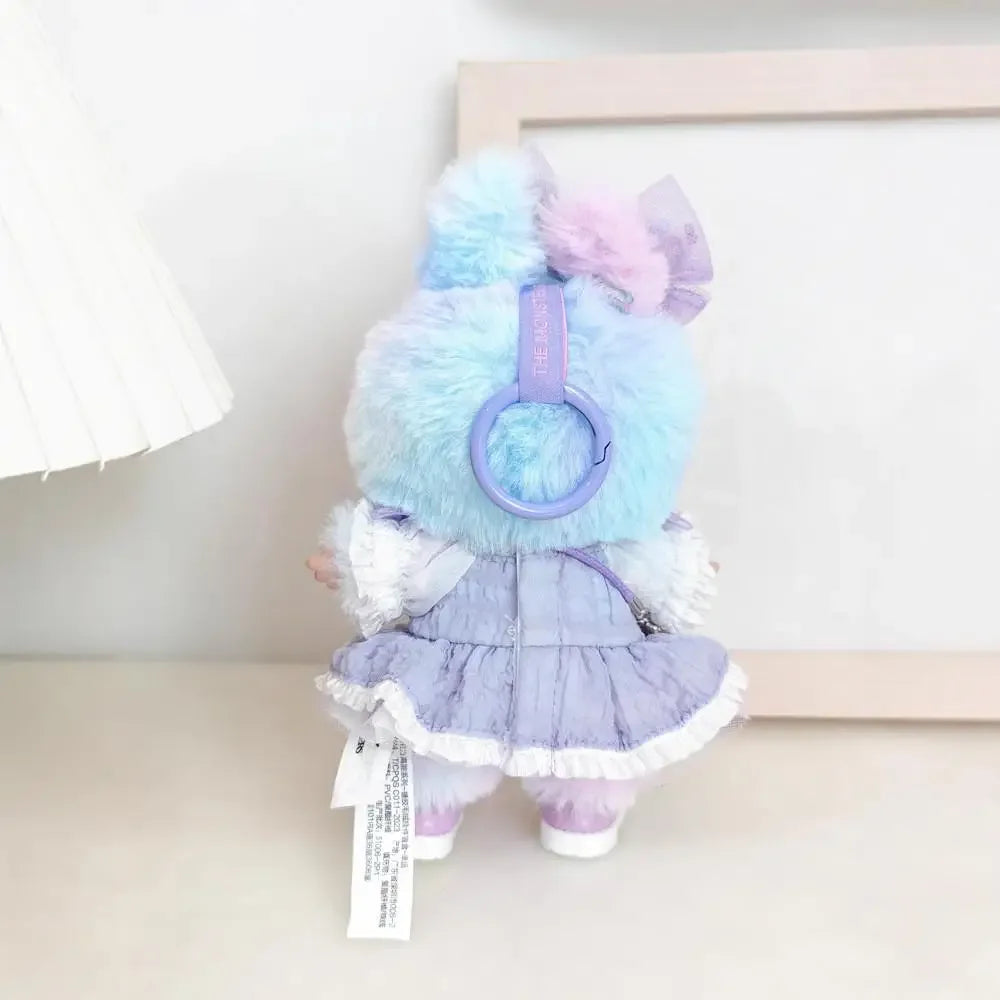For Ropa labubu v1/v2/v3 pendant baby clothes labubu 3.0 lucky purple bow skirt Outfit Doll Accessories (No dolls)