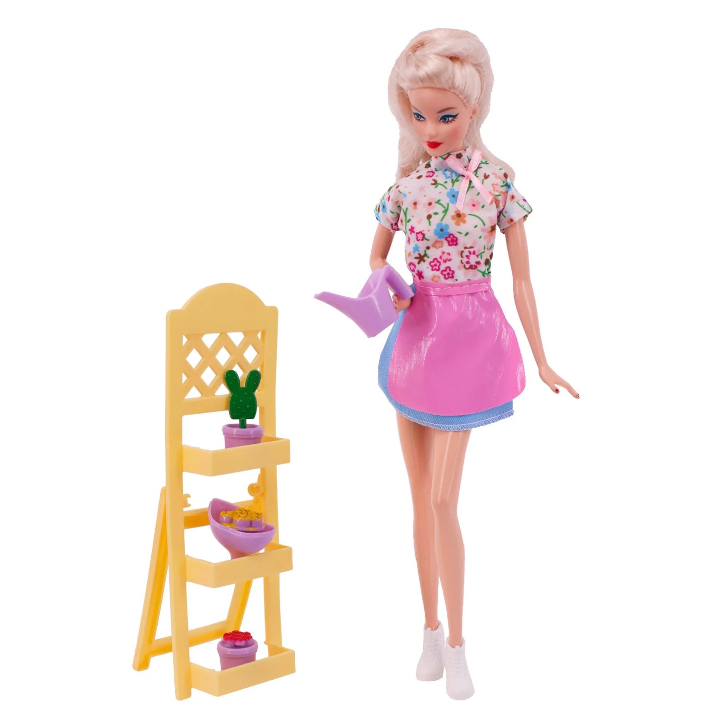 Furniture For Barbiees Doll Clothes Accessories Bed Mirror 1/6 Dollhouse Decoration Bjd Doll Accessories,Food Helmet for Barbies