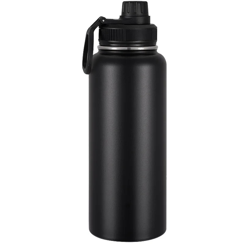 Large Sports Double Wall Stainless Steel Water Drinking Bottle Insulated Mugs Thermos Vacuum Flask