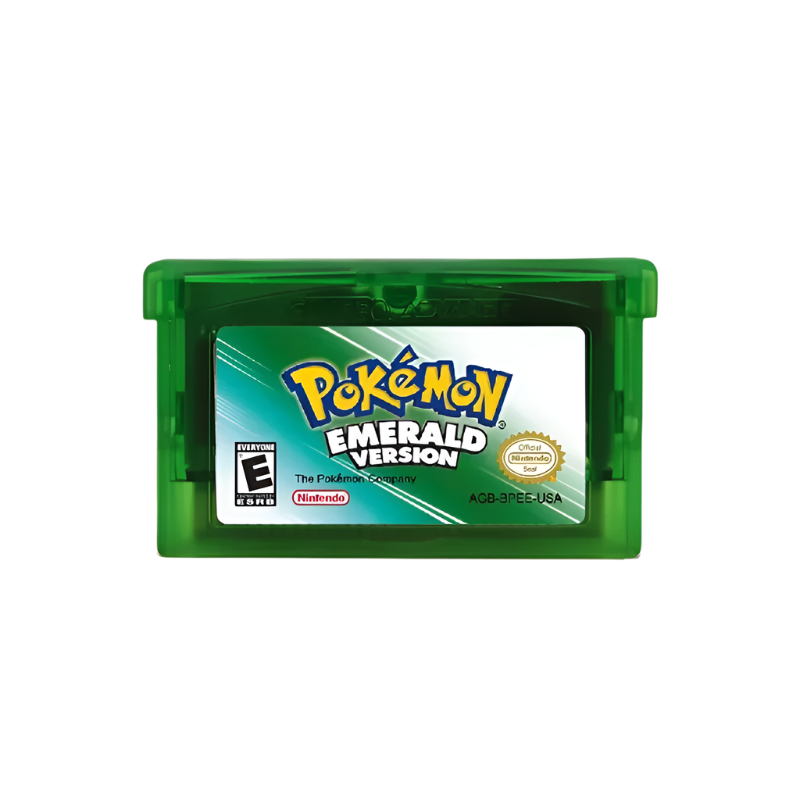 Cartouche Pokémon GBA – Série de Jeux pour GBA, NDS, GBM, GBA SP – Version Anglaise