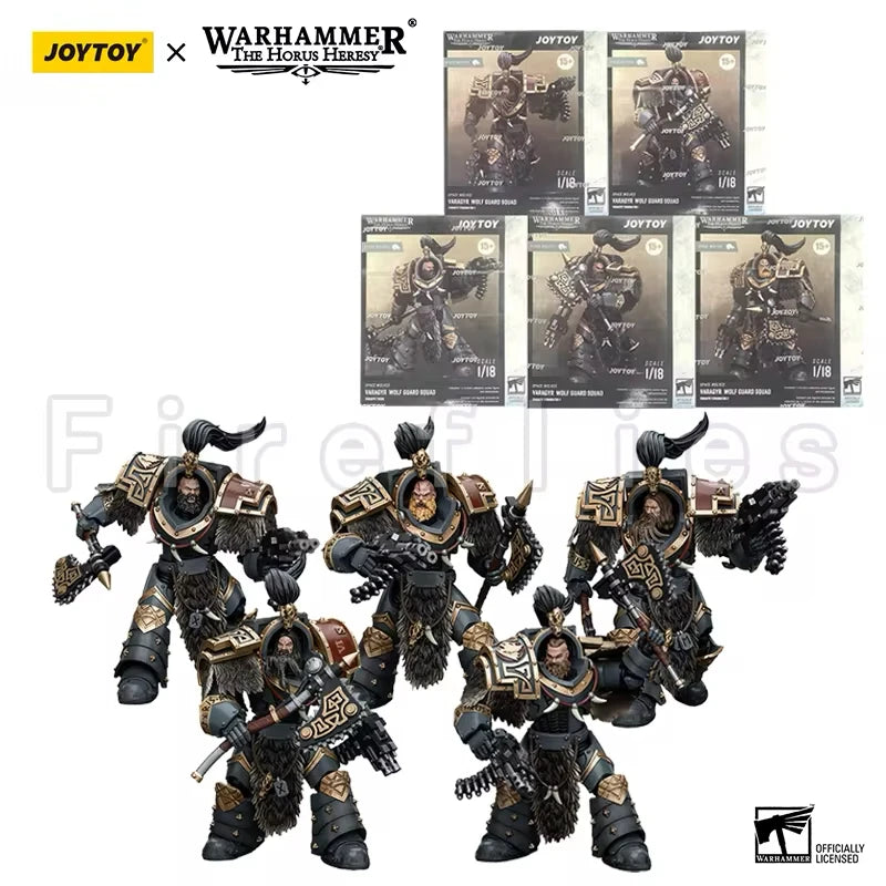 1/18 JOYTOY Actionfigur – Warhammer 40K Horus Heresy Space Wolves Logan Ghostwolf Mecha Modell