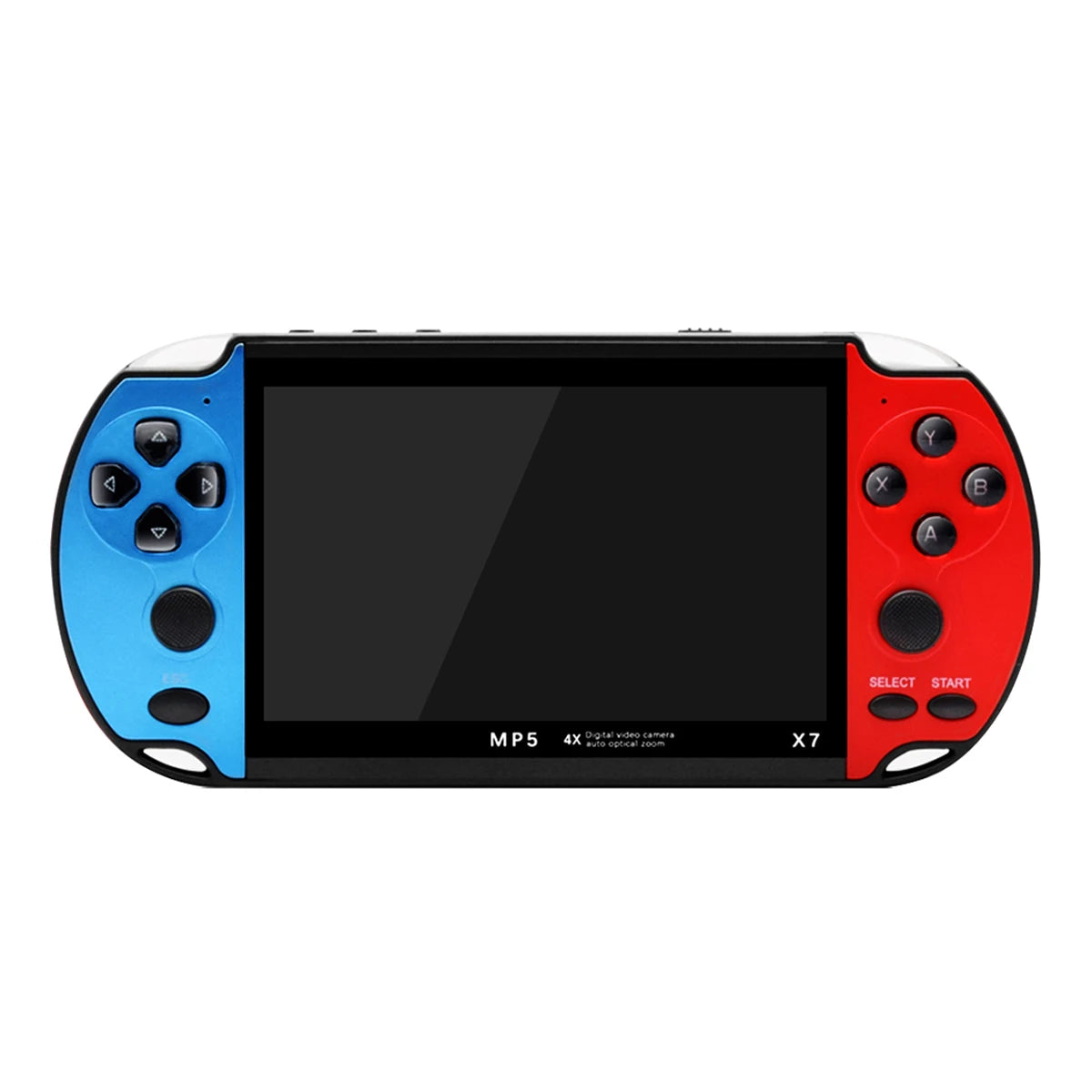 GAMINJA X7 4,3-inch draagbare gameconsole โ IPS-scherm, meer dan 10.000 ingebouwde games, HD-videospeler voor GBA/GBC/NES/Arcade Classics