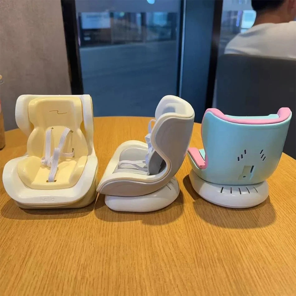 4 Styles For Car Doll Safety Seat Cartoon Chair Model Kawaii Doll Seat Outlet Decor Car Interior Styling Labubu Accessories 