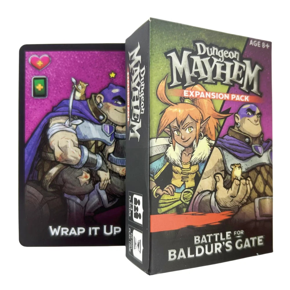 Coffret 3 Jeux de Cartes – Dungeon Mayhem & Autres | Jeux de Société Amusants pour Famille & Soirées