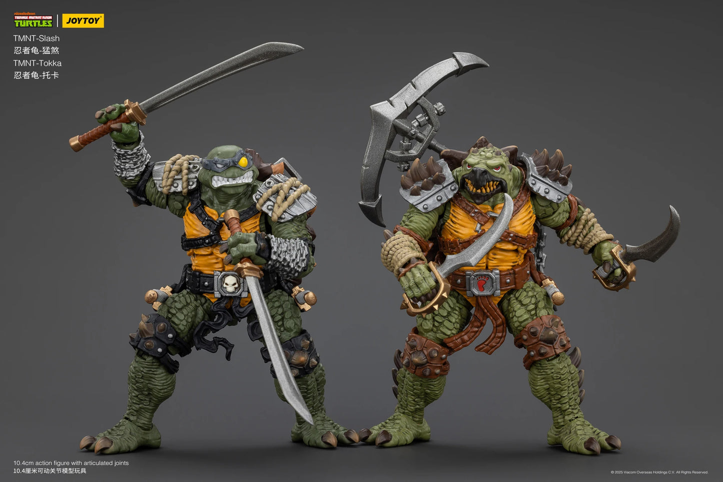 1/18 JOYTOY Action Figure Turtles Slash Tokka Anime Toy